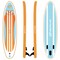 Goplus 10' Inflatable Stand Up Paddle Board 6'' Thick W/ Aluminum Paddle Leash Backpack Blue\Yellow